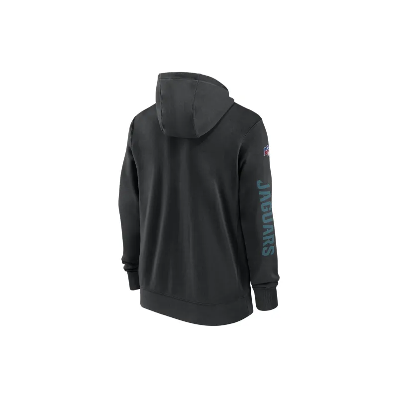 Nike Jacksonville Jaguars Sideline Team Issue Club Men's Nike Full Zip Hoodie-1