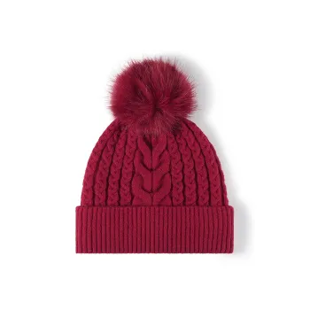 Lanza Faux Rabbit Fur Beanies Unisex