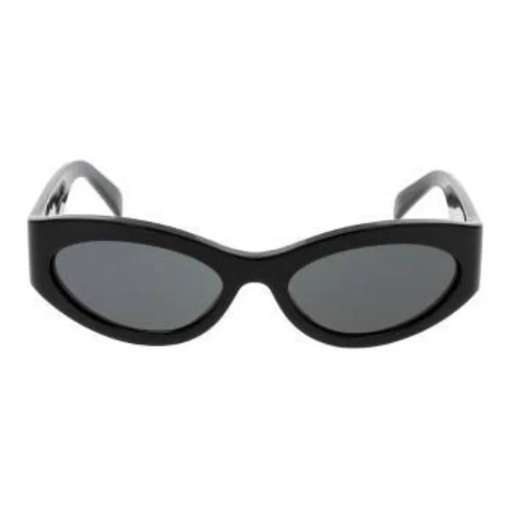 CELINE Acetate Cat Eye Sunglasses Women's Black-1