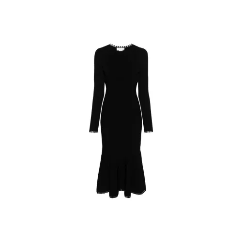 Victoria Beckham Long-Sleeved Dresses Women's Black