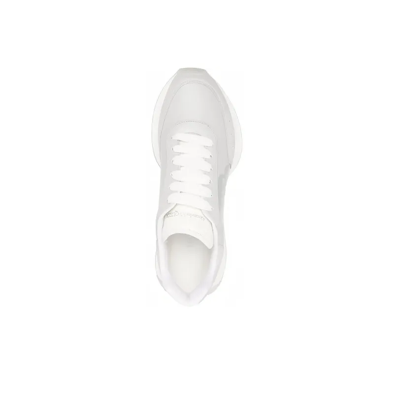 Alexander McQueen Sprint Runner Light Grey White-3