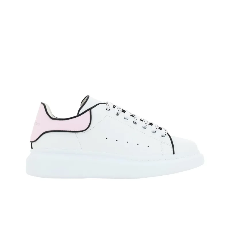 Alexander McQueen Oversized Outline White Pale Pink Women's-1