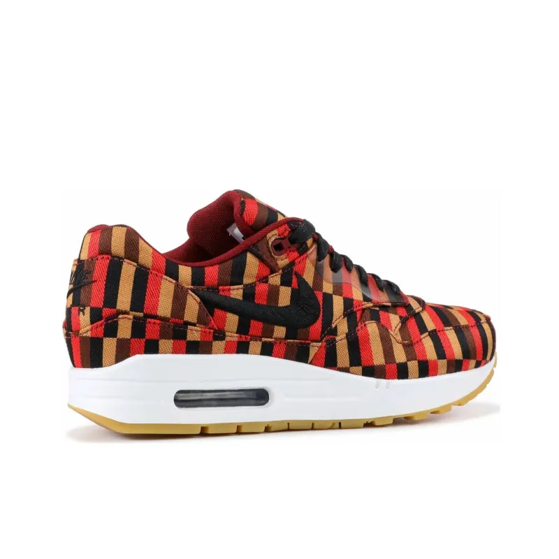 Nike Air Max 1 Wear-Resistant Low-Top Casual Shoes Unisex White Black-1