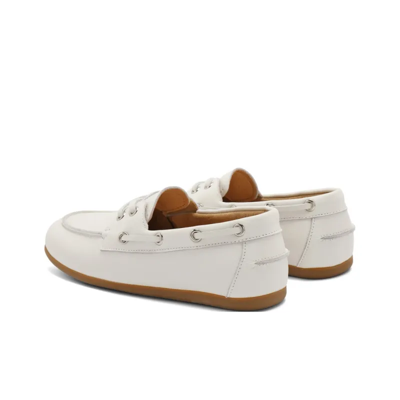 BELLE Boat Shoes Women's Brown Beige-8