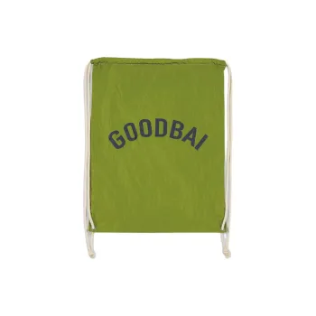 GOOD BAI Fabric Backpack Regular Unisex Mustard Green/Baby Blue