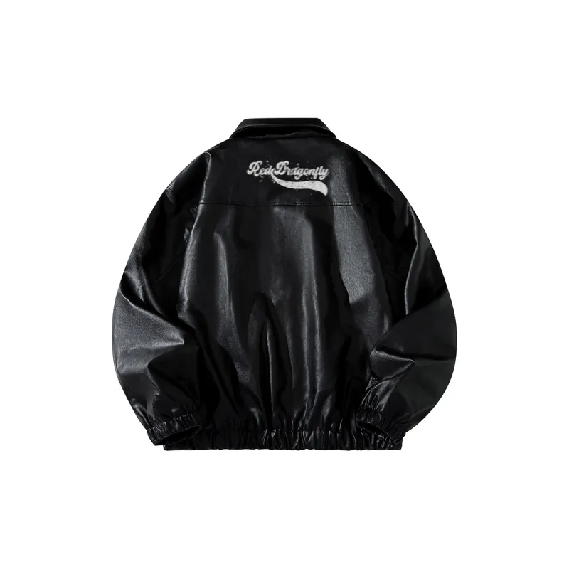 RED DRAGONFLY Leather Jacket Unisex-1