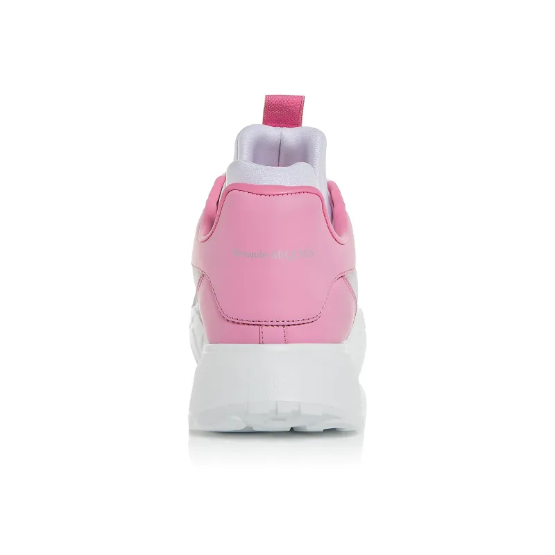 Alexander McQueen Court Low-Top Casual Shoes Women's White Pink-4