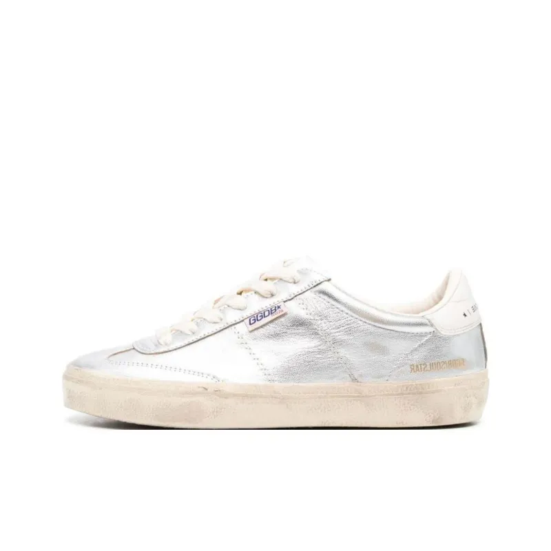 Golden Goose Soul Star Metallic Leather Sneakers-0