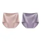 G Set-High-Rise Plus Size-Milk Coffee+Purple (2 Pack)