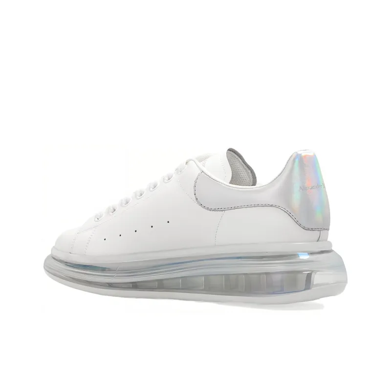 Alexander McQueen Oversized Clear Sole White Pearl-2