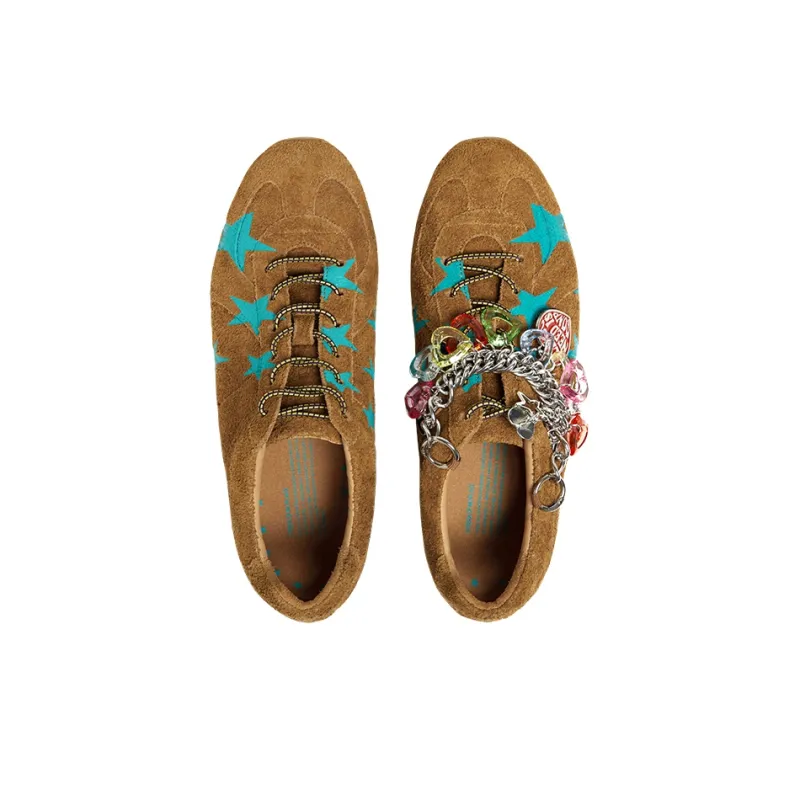 CONP Low Top Casual Shoes Unisex Brown-3