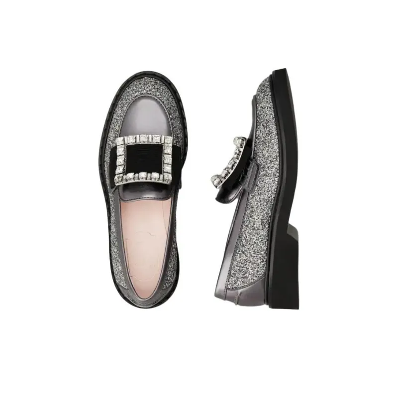 Roger Vivier Viv' Rangers Embellished Loafers Women's-4
