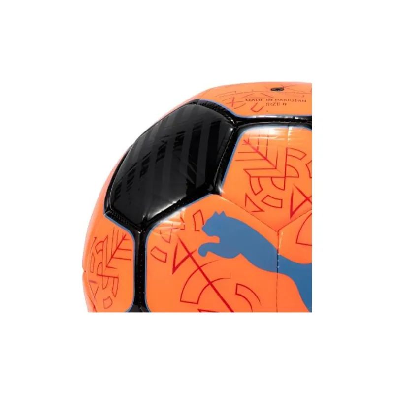PUMA Size 5 Soccer Machine Stitched Soccer Ball Unisex Orange Black-3