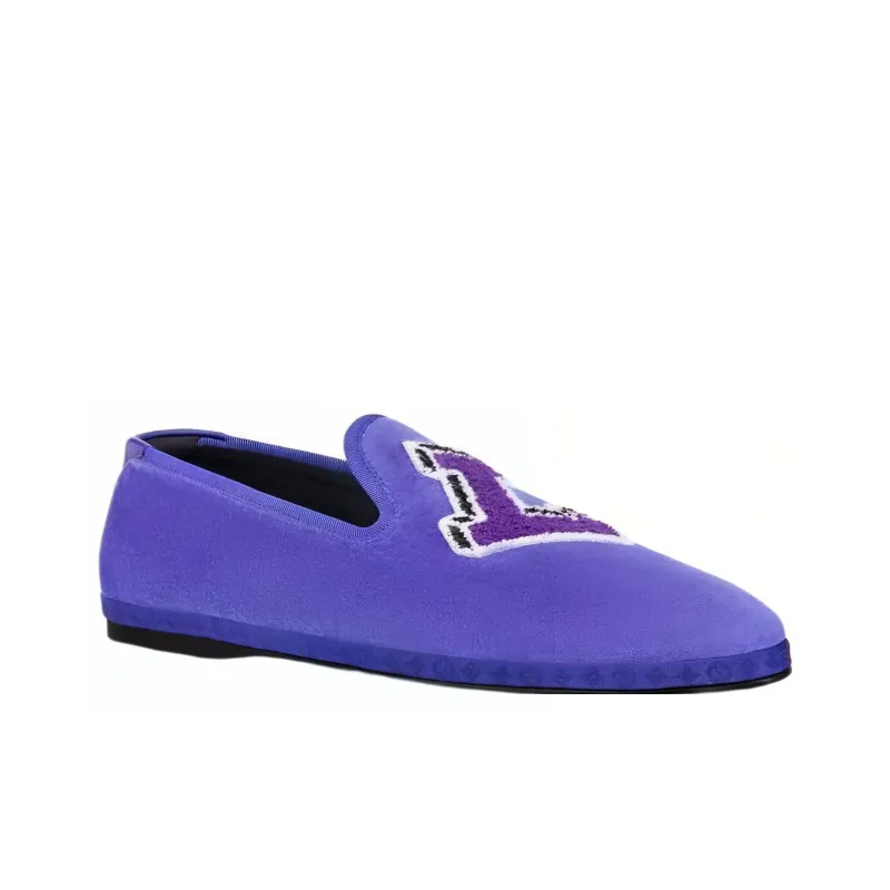 LOUIS VUITTON Hockenheim Casual Shoes Men's Purple-1