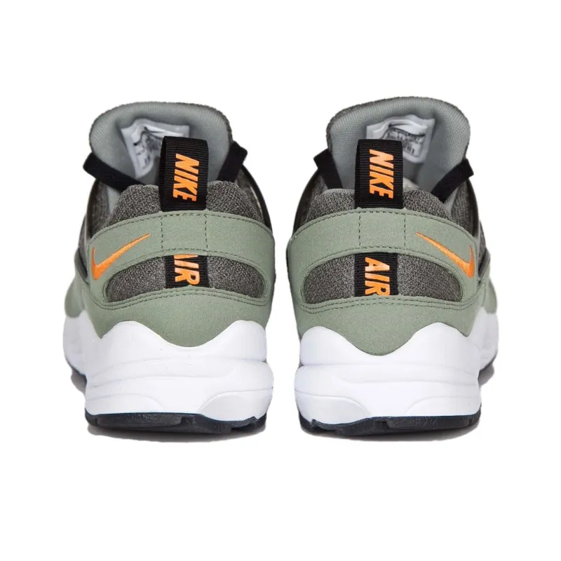 Nike Air Huarache Cushioning, Slip Resistant, And Abrasion Resistant Low Top Casual Running Shoes Men's Gray Green-4