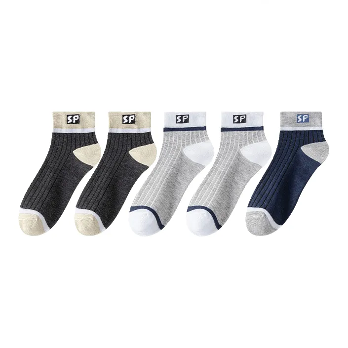 Lan Miao Ankle Socks Men's 5 Pack-10