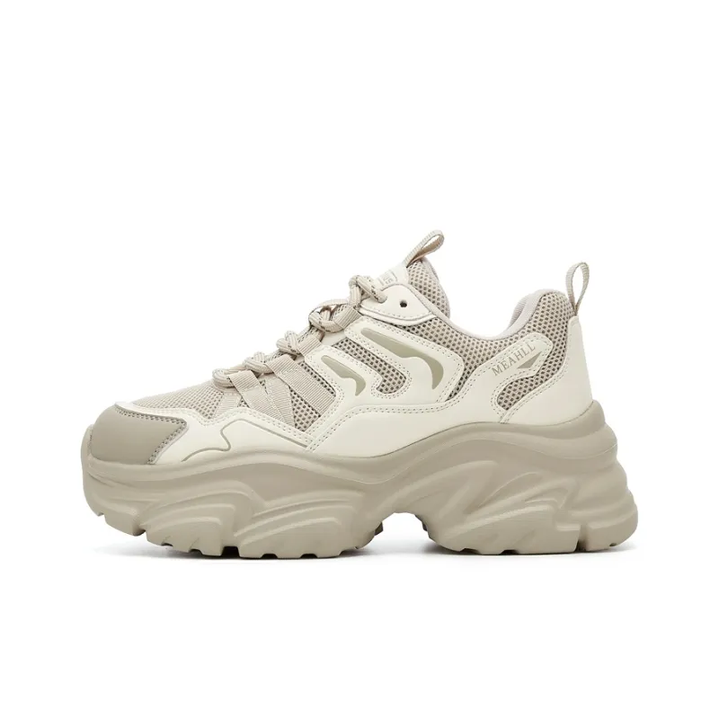 SIMBA'S PRIDE Abrasion Resistant Height Increasing Chunky Sneakers Women's-0
