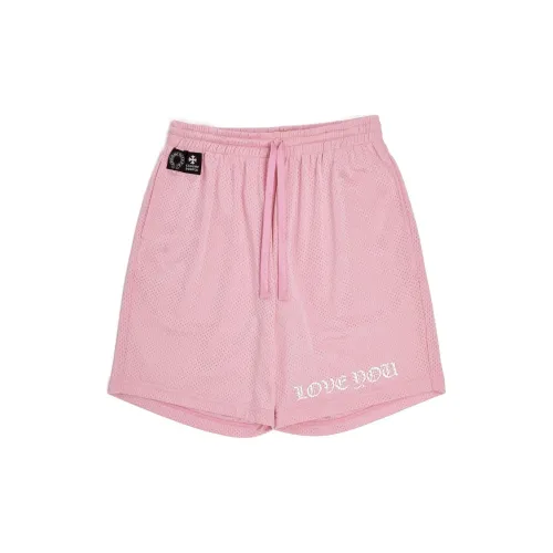 Chrome Hearts Casual Shorts Unisex Pink