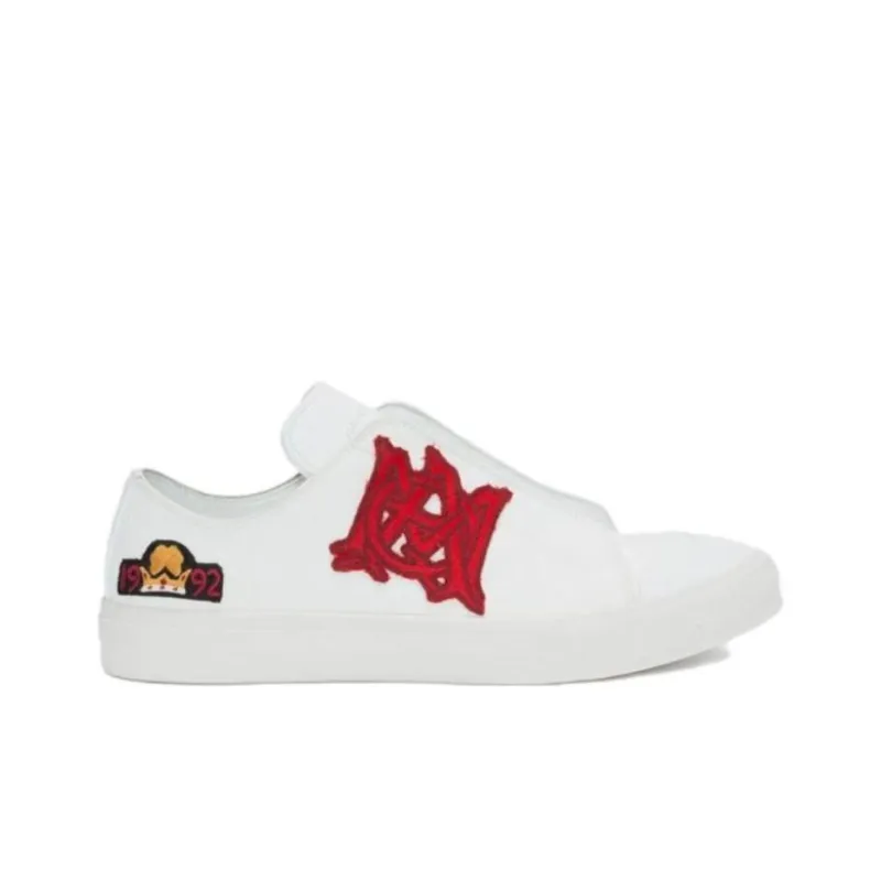 Alexander McQueen Stylish Skateboarding Shoes Men's White-1