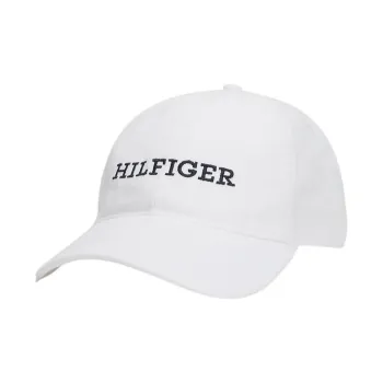 Tommy Hilfiger 100% Cotton Baseball Caps Men's White