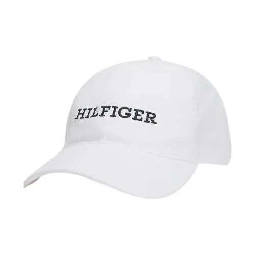Tommy Hilfiger 100% Cotton Baseball Caps Men's White