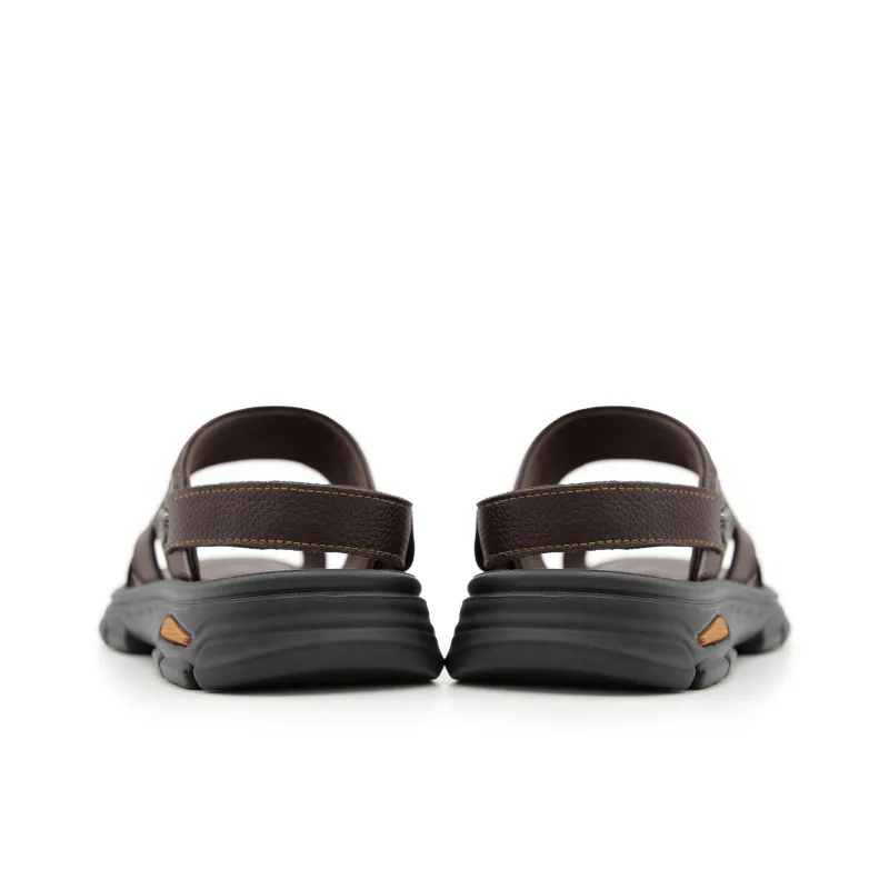 Satchi Beach Sandals Men's Brown-4