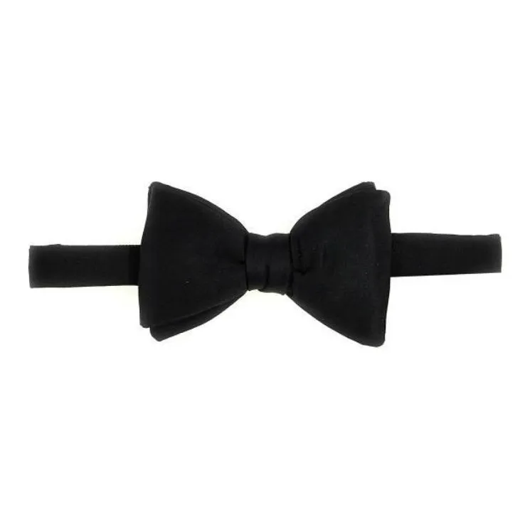 Zegna Silk Accessories Unisex Black-0