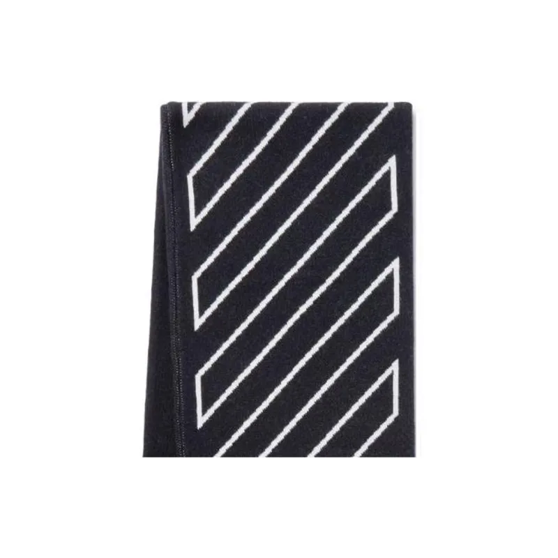 OFF WHITE Arrow Diag Finished Edge Scarf-2