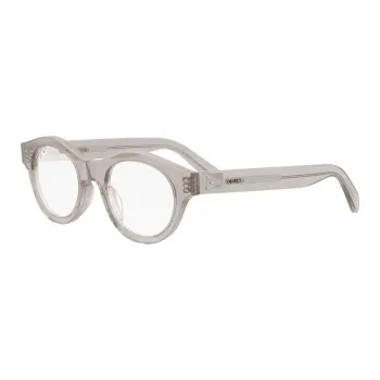 CELINE Acetate Round Eyeglass Frames Women's Gray