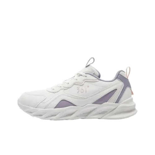 361° Running Shoes Women's Low-Top Feather White/Light Gray Purple