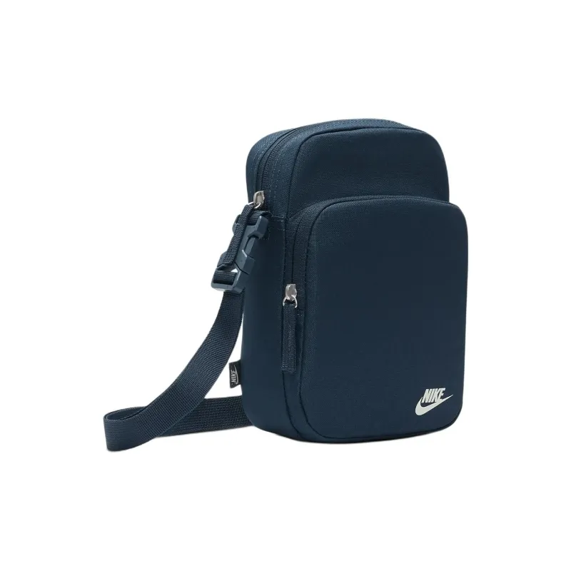 Nike Heritage Recycled Polyester Cell Phone Shoulder Bag, Crossbody Bag Unisex Arsenal Marine Blue & Wind Canvas-1