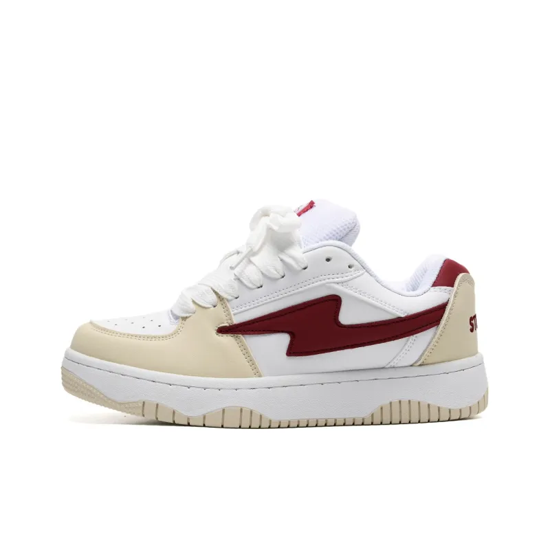 OAOQ Wear-resistant And Lightweight Low-Top Casual Shoes Unisex Light Moon-15