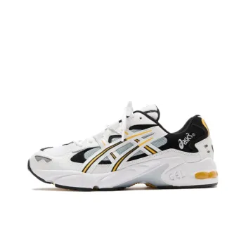 Kith X Asics Gel Kayano 5 Gel Kayano 5 OG Running Shoes Unisex Low Top White Black Yellow