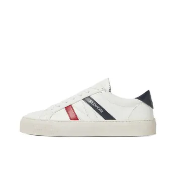 Moncler Monaco Low Top Skateboard Shoes Women's White