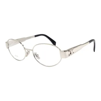 CELINE Oval Eyeglass Frames Women's Silver