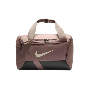 Nike Polyester Gym Bag Women's Smokey Mauve Red & Black With Light Ore Brown