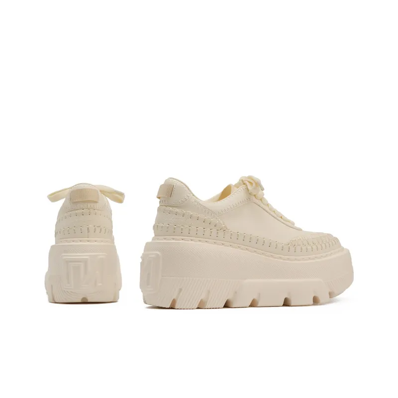 MOONIIEE Casual Single Shoes Women's White-3