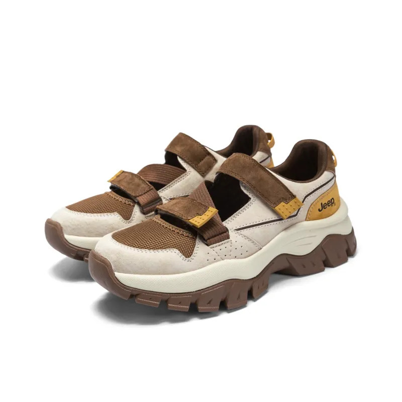 Jeep Sports Sandals For Outdoor Mountaineering Anti Slip Wear Resistant Low Top Hiking Shoes Women's-6