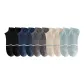 2 Black+2 Navy Blue+2 Dark Gray+2 Khaki+2 Turquoise