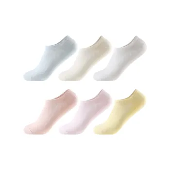 INVISIBLE Ankle Socks Women's 6 Pack