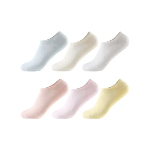 INVISIBLE Ankle Socks Women's 6 Pack