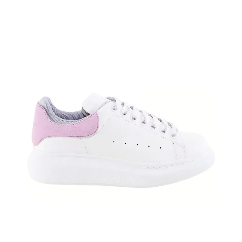 Alexander McQueen Oversized Low Top Sneakers 'White Pink Purple' Women's-1