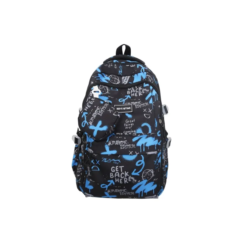 BAODIDAISHU Nylon Backpack Regular Unisex Multicolor-13