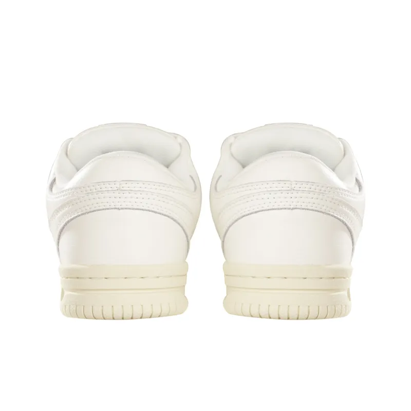 Ollieskate Air Force 1, Fashion White Sneakers Anti Slip Wear Resistant Low Top Skateboard Shoes Unisex White-4