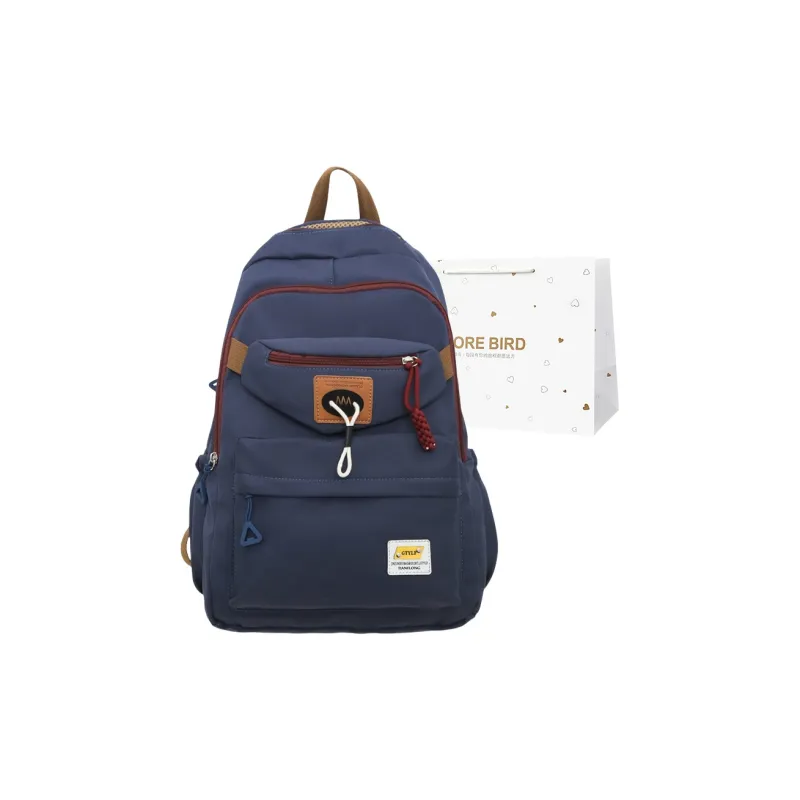 CORE BIRD Nylon Backpack Regular Unisex Multicolor-2