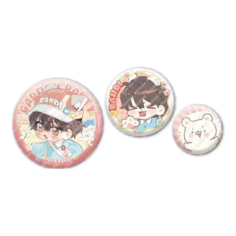 MANCOOL Merch The Falling Merman Playtime Collection Badges-1