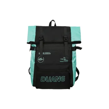 Deli Bear Nylon Backpack Unisex Black/Purple/Gray/Fruit Green/Mint Green