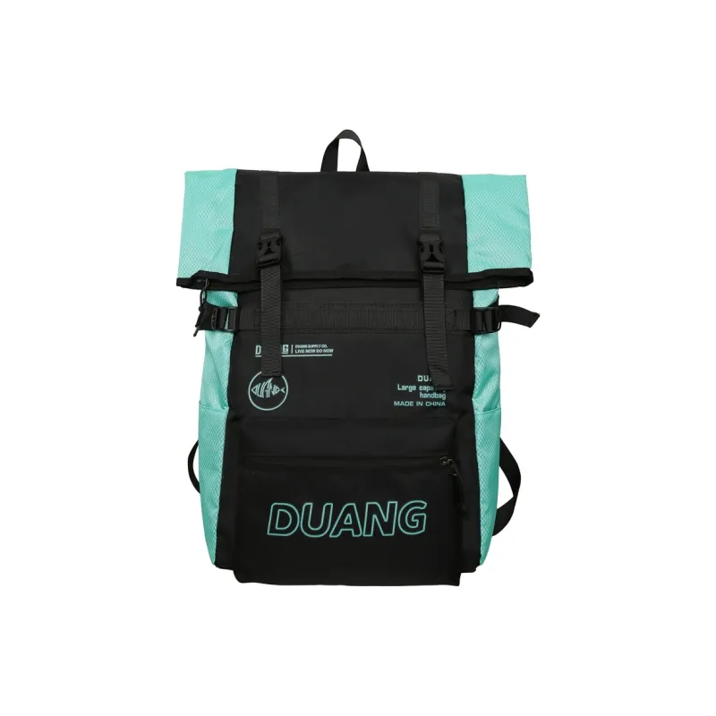 Deli Bear Nylon Backpack Unisex Black/Purple/Gray/Fruit Green/Mint Green-0