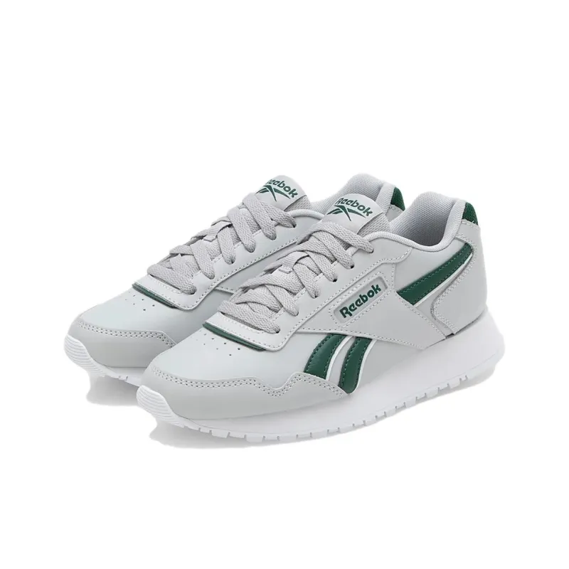 Reebok Anti Slip Wear Resistant Low Top Running Shoes Unisex Light Gray-1