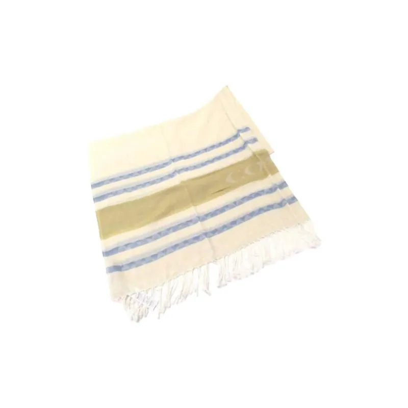 COACH Cotton Knit Scarves Women's Yellow-1